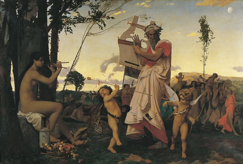 Anacreonte, Bacco ed Eros - Musée des Augustins